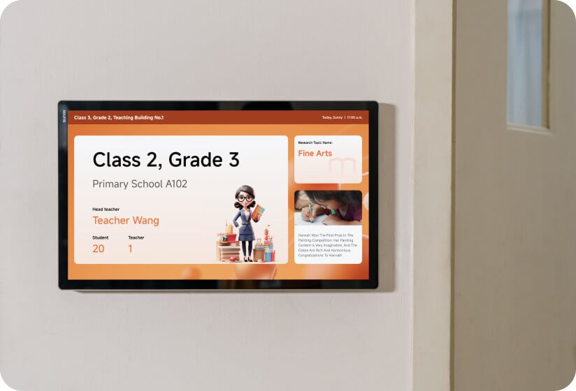 Touch-enabled class board